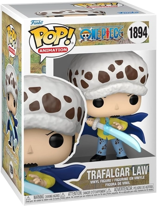 one piece - trafalgar law with blue anesthesia 9cm - funko pop 1894: 1