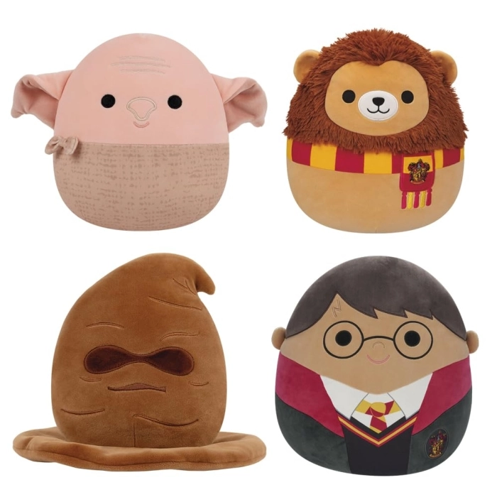squishmallows - harry potter - peluche 25cm - un modello assortito