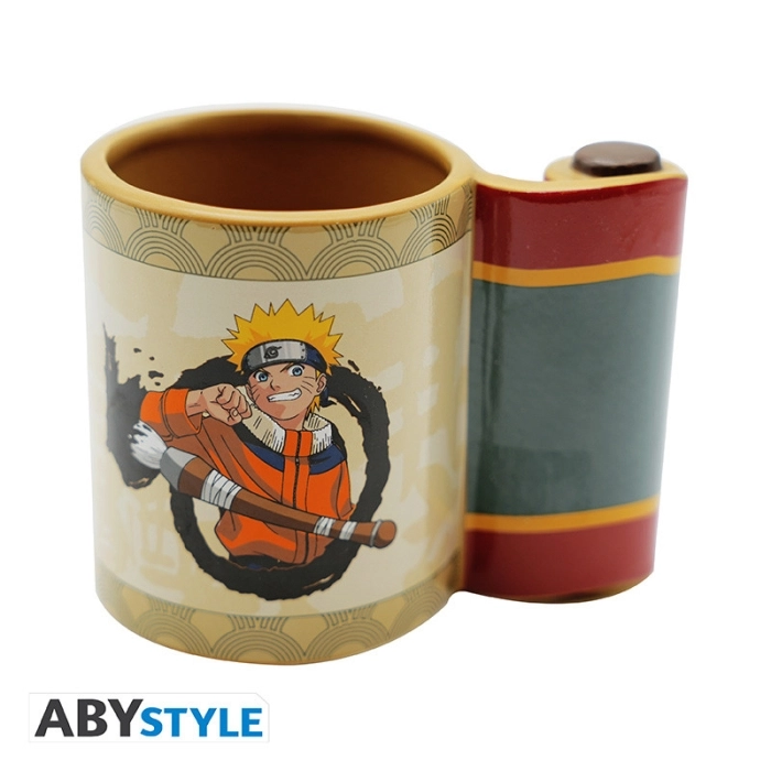 naruto - tazza 3d 460ml - pergamena