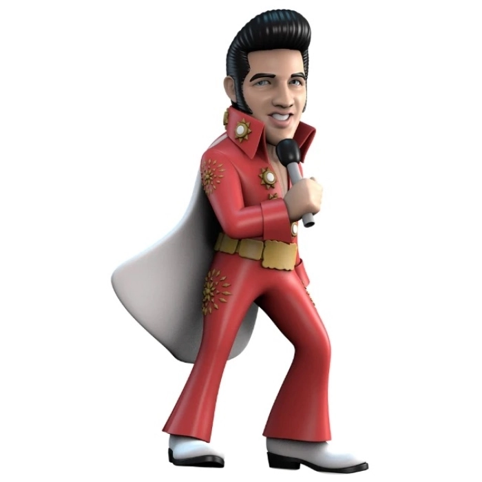elvis presley - red suit - minix collectible figurines 12cm: 2