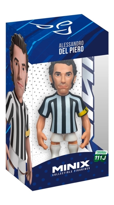 del piero - juventus - minix collectible figurines 12cm