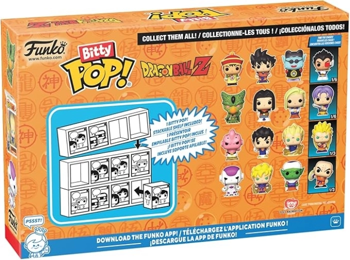 dragon ball z - 4 pack 3cm - funko pop bitty: 2