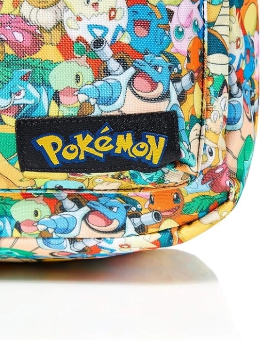 pokemon - zaino all-over print multicolore