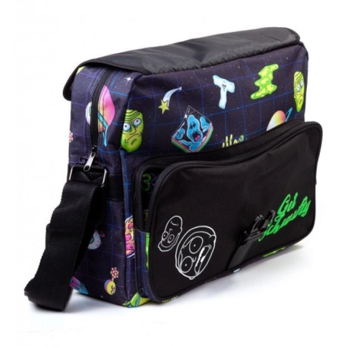 rick and morty - borsa a tracolla - space aop