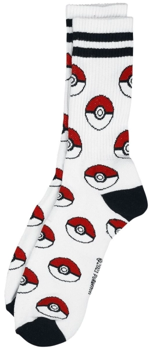 pokemon - calzini (3 pack) 39/42 - poke ball
