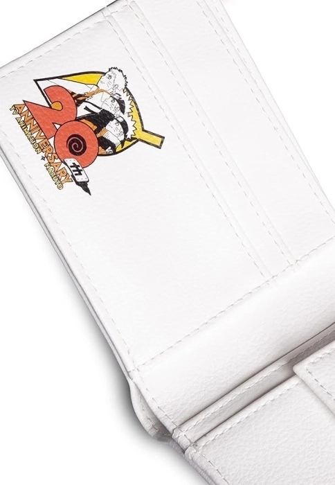 naruto shippuden - portafoglio pieghevole - 20th anniversary