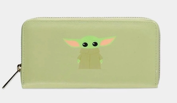 the mandalorian - portafoglio con zip - the child