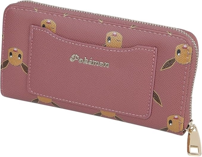 pokemon - portafoglio con zip - eevee