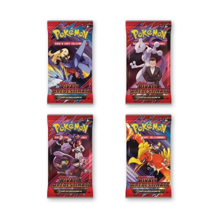 pokemon scarlatto e violetto - rivali predestinati - bustina singola 10 carte (ita): 5