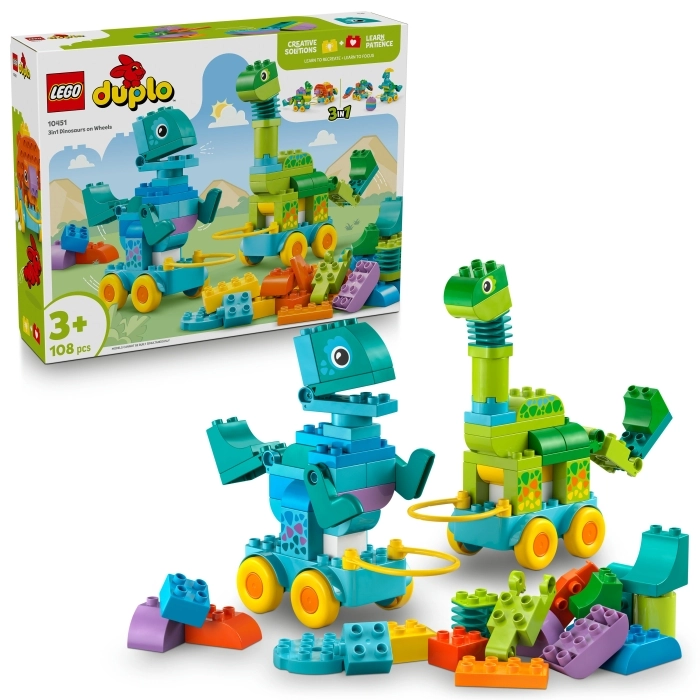 10451 - dinosauri su ruote 3 in 1: 10