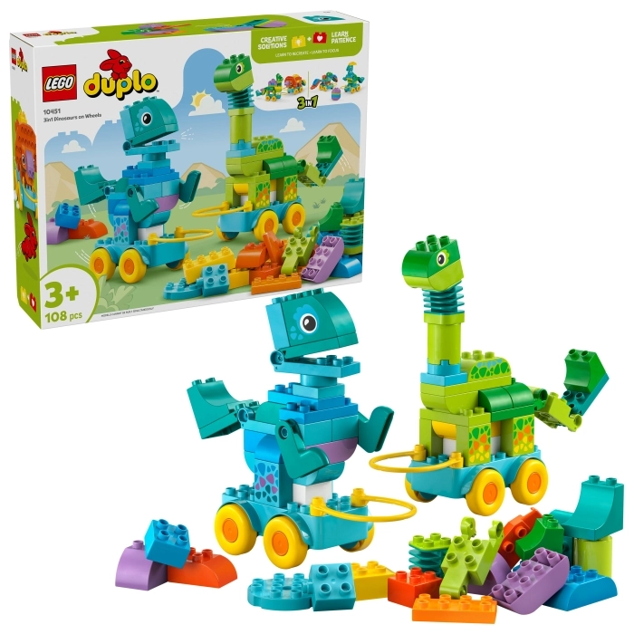 10451 - dinosauri su ruote 3 in 1: 12