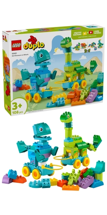 10451 - dinosauri su ruote 3 in 1: 9