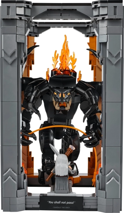 10367 - il signore degli anelli: book nook del balrog™: 2