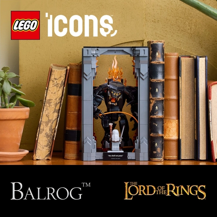 10367 - il signore degli anelli: book nook del balrog™: 35