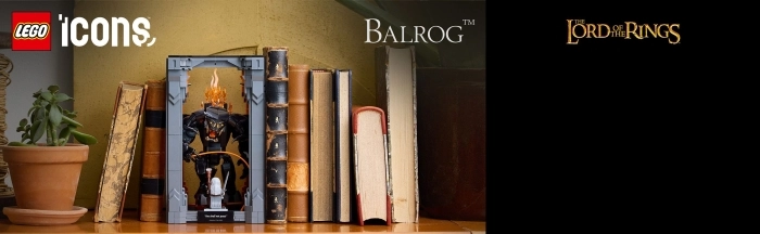 10367 - il signore degli anelli: book nook del balrog™: 36