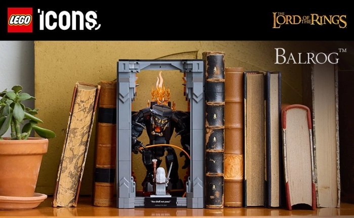 10367 - il signore degli anelli: book nook del balrog™: 37
