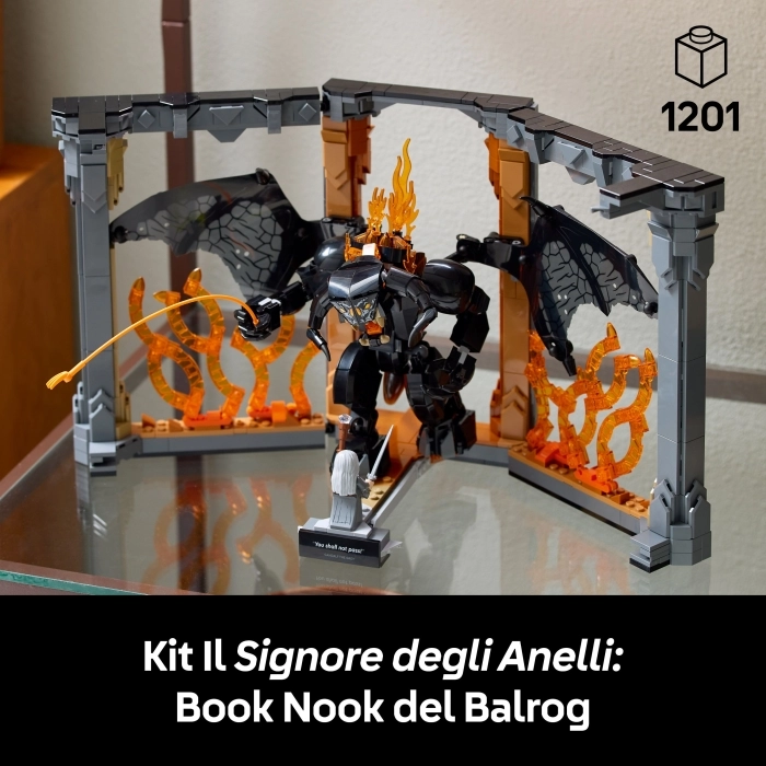 10367 - il signore degli anelli: book nook del balrog™: 38