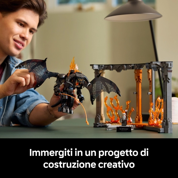10367 - il signore degli anelli: book nook del balrog™: 39