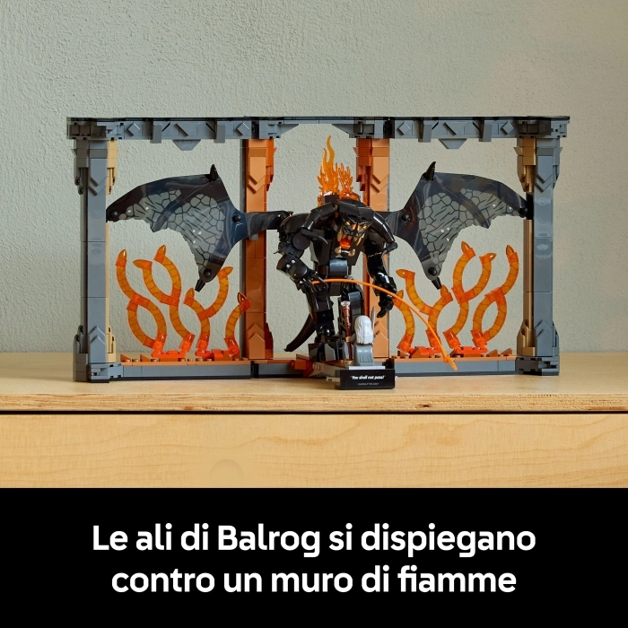 10367 - il signore degli anelli: book nook del balrog™: 42