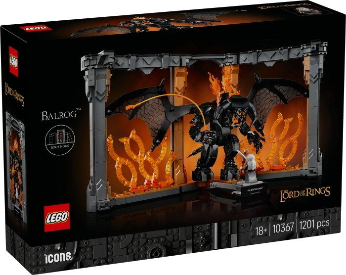 10367 - il signore degli anelli: book nook del balrog™: 5