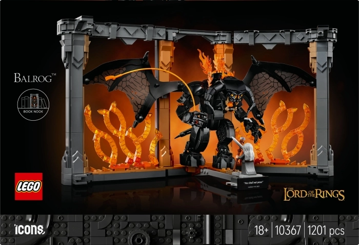 10367 - il signore degli anelli: book nook del balrog™: 7