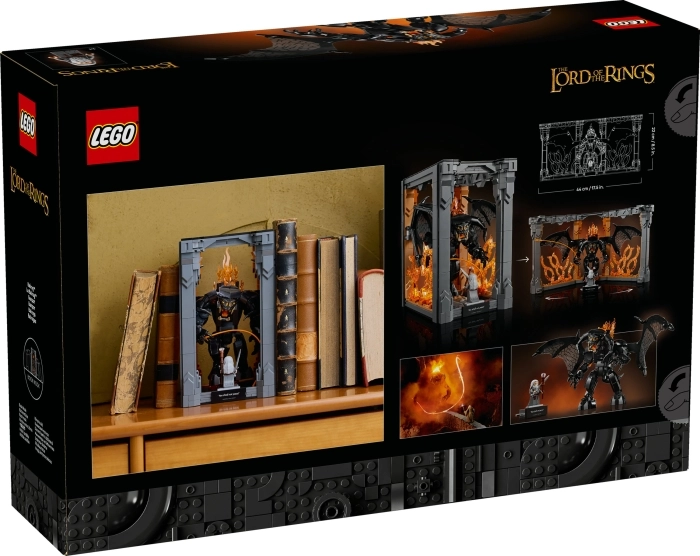 10367 - il signore degli anelli: book nook del balrog™: 8