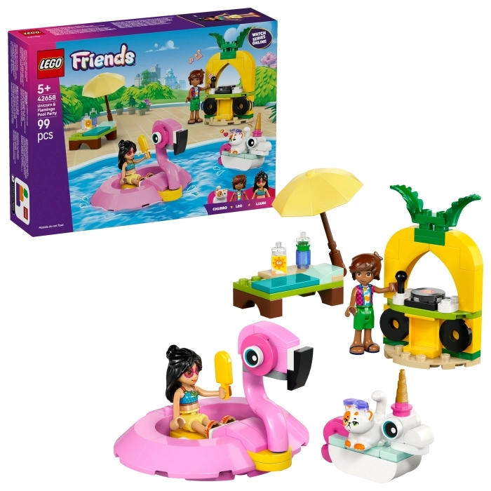 42658 - pool party con unicorno e fenicottero: 12