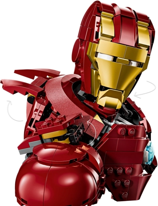76327 - busto di iron man mk4