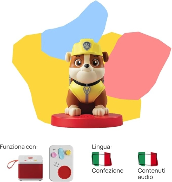 faba raccontastorie - paw patrol - la squadra dei cuccioli rubble