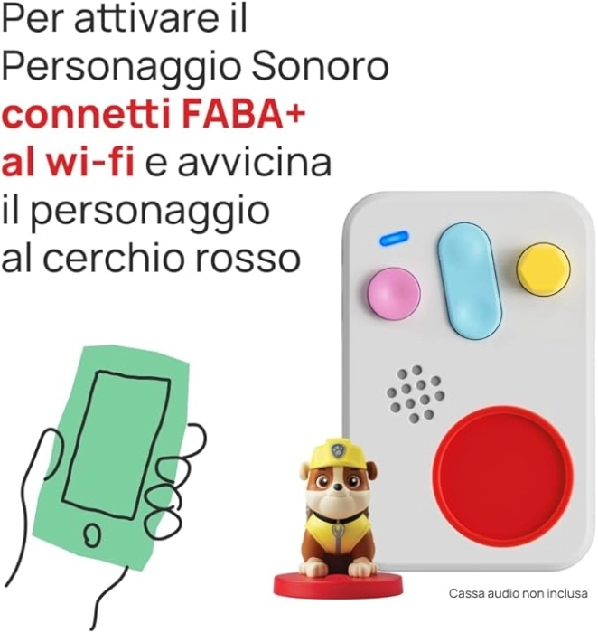 faba raccontastorie - paw patrol - la squadra dei cuccioli rubble