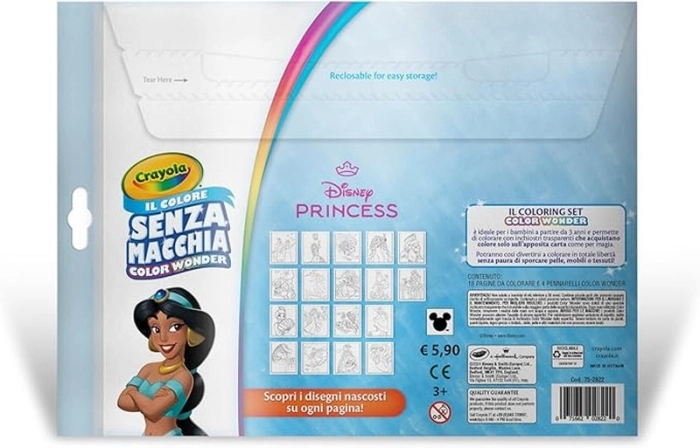 color wonder - disney princess: 3