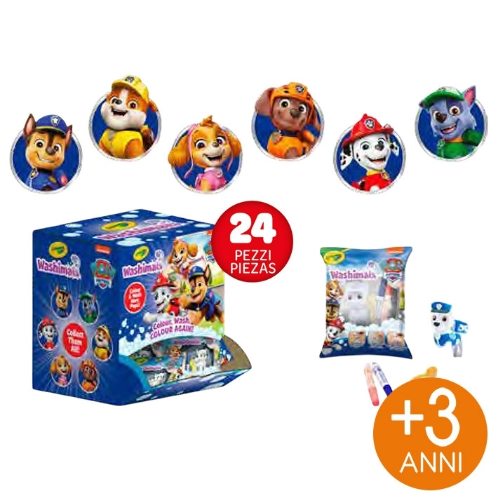 washimals pets paw patrol - una bustina assortita