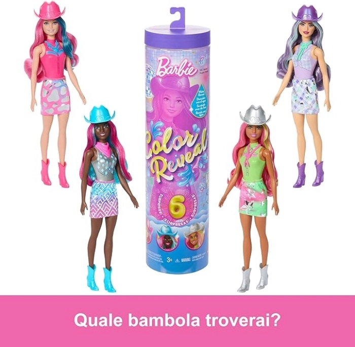 barbie color reveal country chic - modello assortito: 2