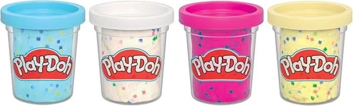play-doh - 4 vasetti confetti