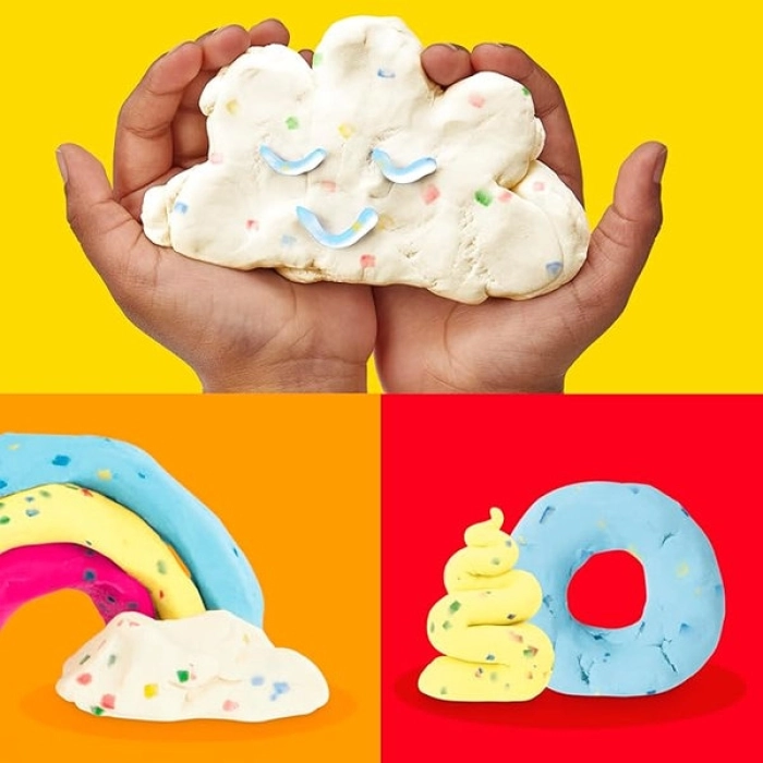 play-doh - 4 vasetti confetti