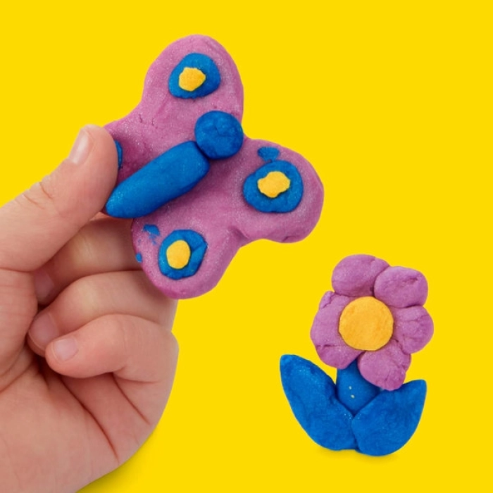 play-doh - 4 vasetti colori metallici