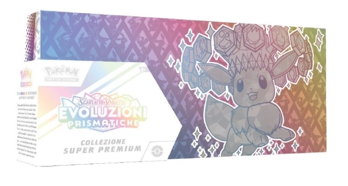 pokemon scarlatto e violetto evoluzioni prismatiche - collezione super premium (ita)
