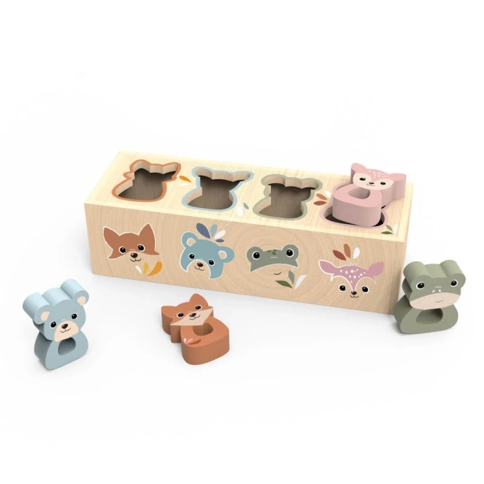 scatola con formine di animali