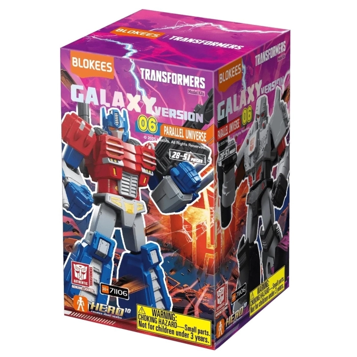 transformers - galaxy version 06 parallel universe - modello assortito: 1