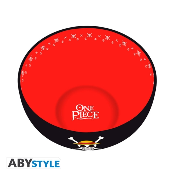 one piece - ciotola 600ml - straw hat jolly roger