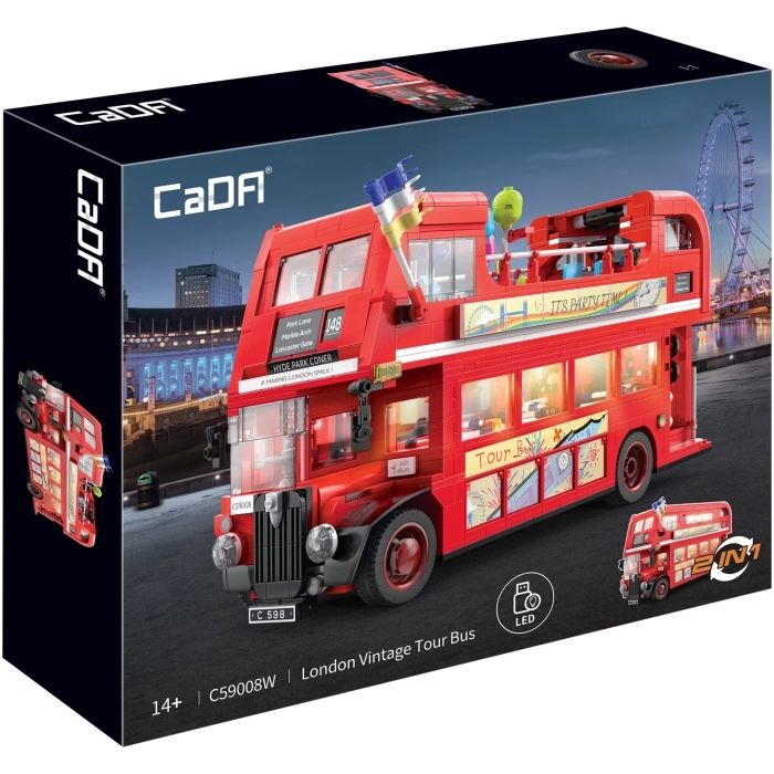 cada - london vintage tour bus - 1770 pz.: 1