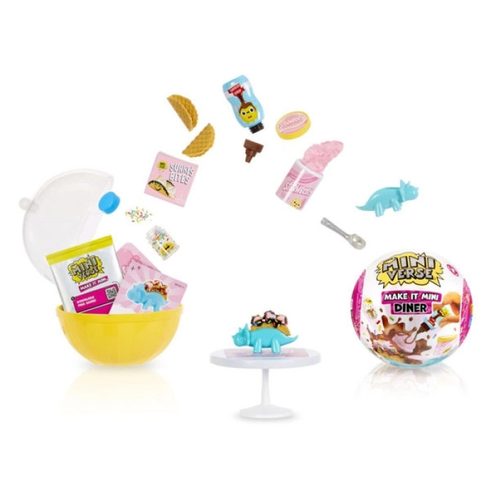 mga's miniverse - make it mini food - diner - serie 4