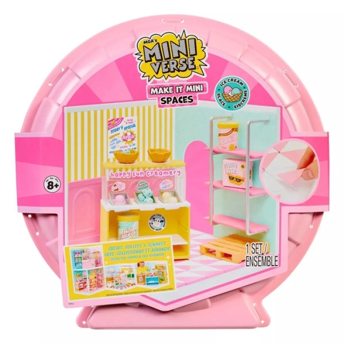 mga's miniverse - spaces starter pack ice cream shop: 1