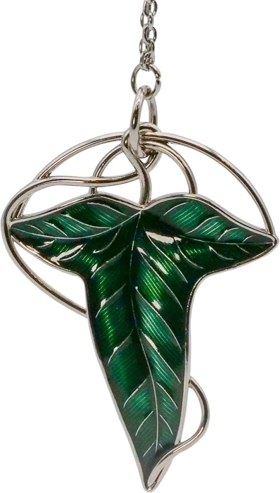 il signore degli anelli - portachiavi 3d - lorien leaf