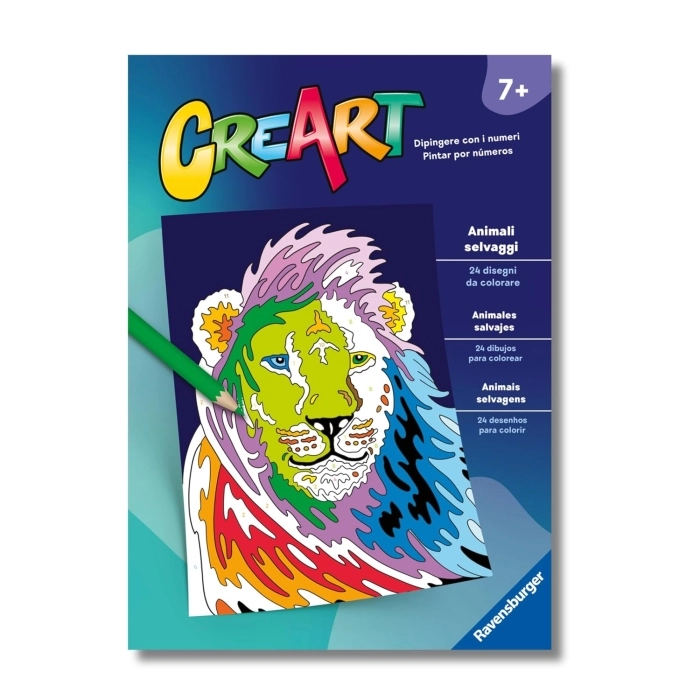 creart - album da colorare - animali selvaggi