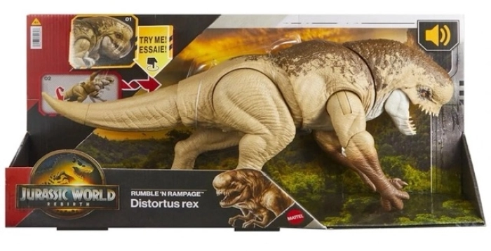 jurassic world: rebirth - rumble n rampage - distortus rex: 1