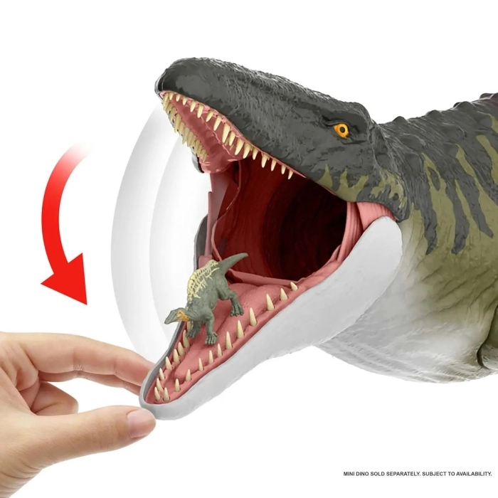 jurassic world rebirth - mosasauro supercolossale 100cm: 3