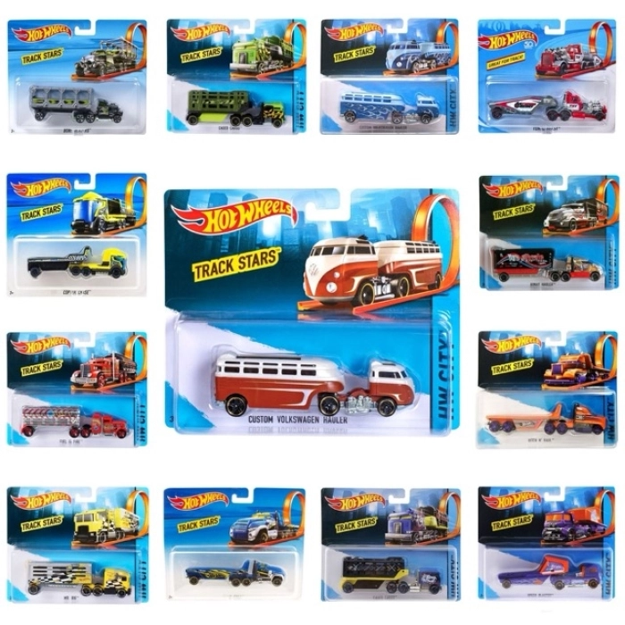 hot wheels - camion da pista - modello assortito