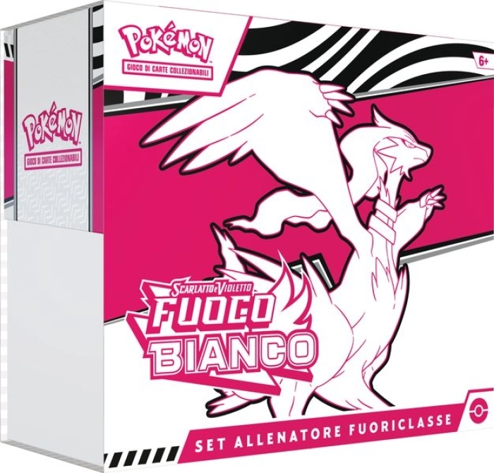 pokemon gcc - scarlatto e violetto fuoco bianco - set allenatore fuoriclasse (ita)