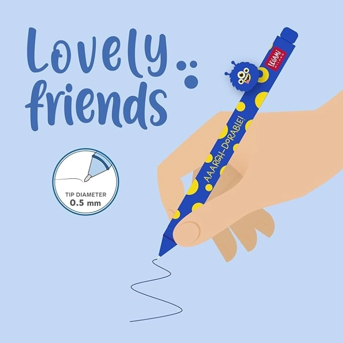 penna gel - lovely friends - monster